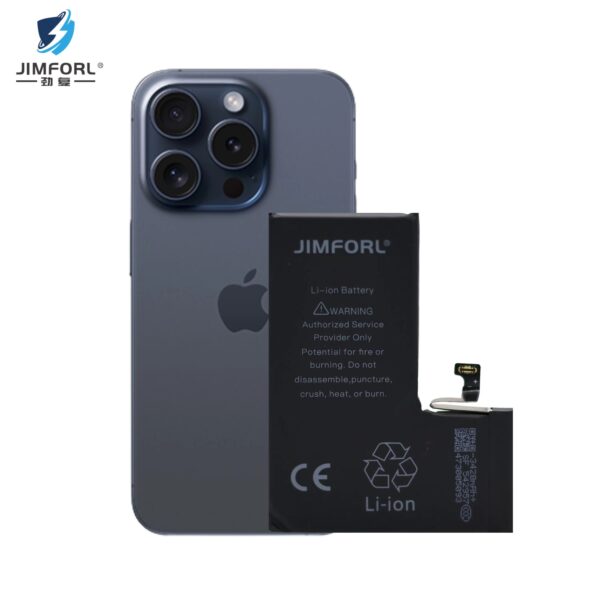 High Capacity 3480mAh Lithium Battery Pack for iPhone 15 Pro Max 0Cycle Replacement Smartphone Mobile Phone Digital Stock