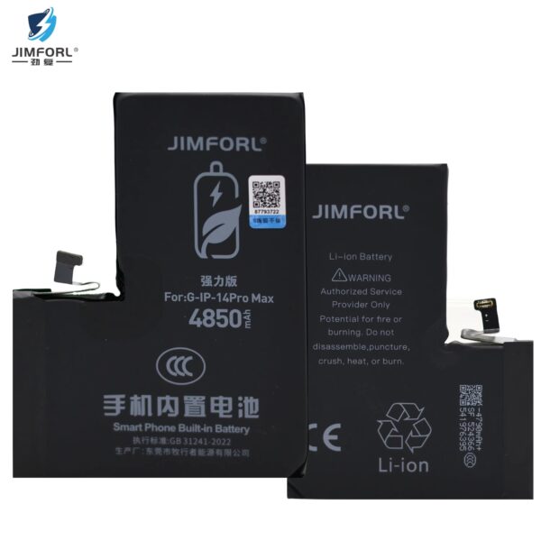 主图_1 Wholesale Brand New 0-Cycle High Capacity Professional Replacement OEM High Quality JImforl Mobile iPhone 14 Battery for Stock