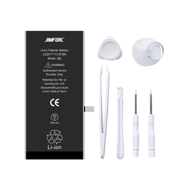 主图_2 Brand New 100% Display Healthy High-Capacity 2900mAh Lithium Battery for iPhone 8 ROHS Compliant Rechargeable Mobile Phone