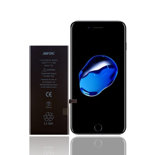 Jimforl Factory Direct Custom High Quality Thin Lithium for 7 Plus Replacement Battery Pack Rechargeable 3.85V Digital