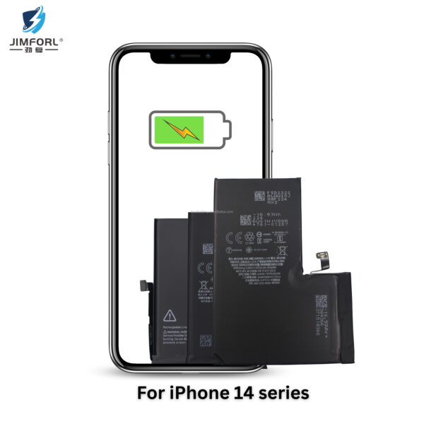 主图_4 Wholesale Brand New 0-Cycle High Capacity Professional Replacement OEM High Quality JImforl Mobile iPhone 14 Battery for Stock