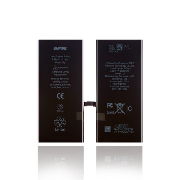 Jimforl Factory Direct Custom High Quality Thin Lithium for 7 Plus Replacement Battery Pack Rechargeable 3.85V Digital