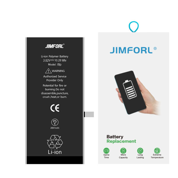 主图_6 Brand New 100% Display Healthy High-Capacity 2900mAh Lithium Battery for iPhone 8 ROHS Compliant Rechargeable Mobile Phone