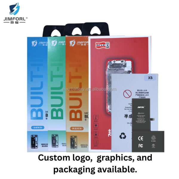 主图_6 Wholesale Brand New 0-Cycle High Capacity Professional Replacement OEM High Quality JImforl Mobile iPhone 14 Battery for Stock